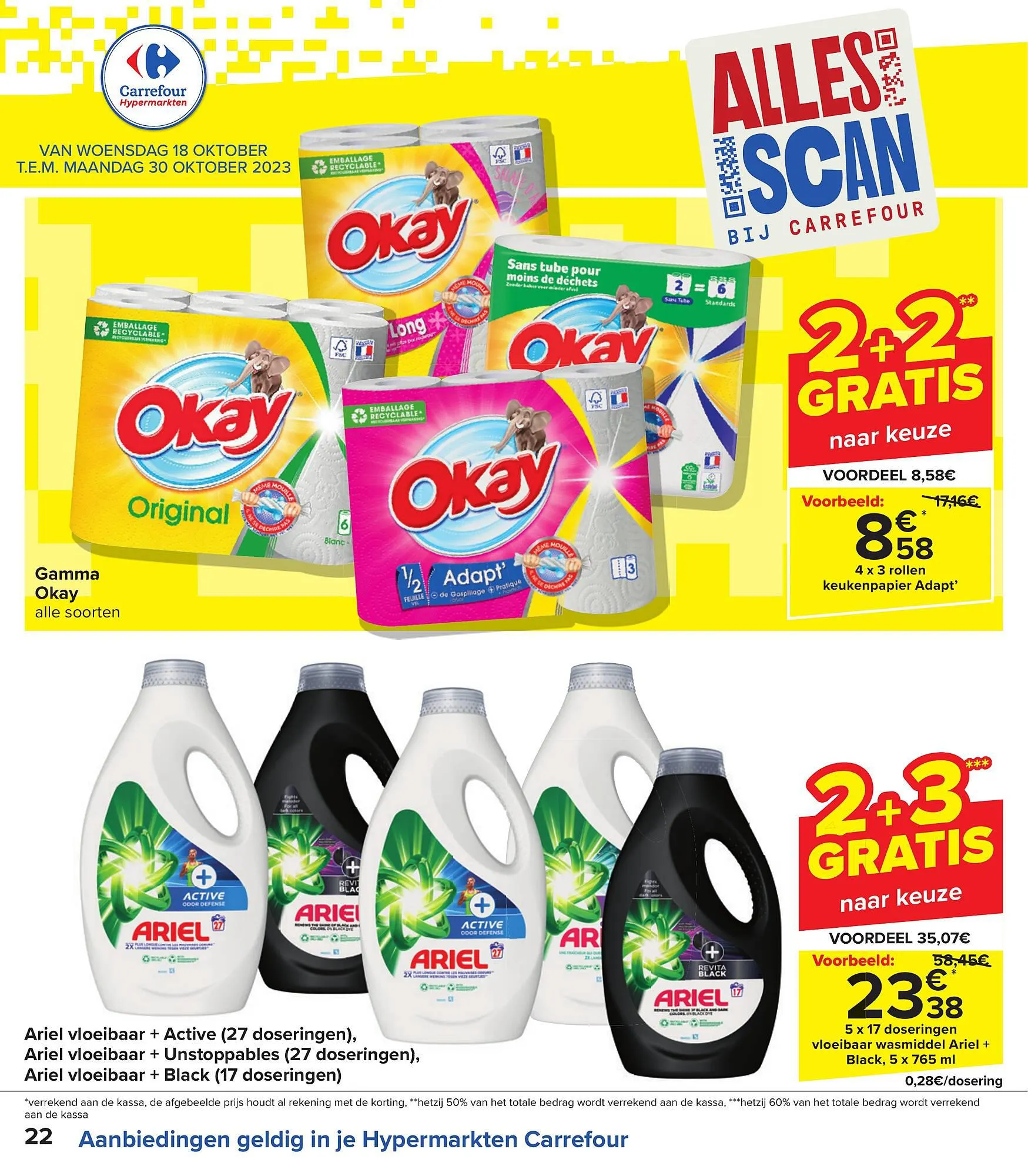 Hyper Carrefour Folder van 19 oktober tot 19 oktober 2023 - folder pagina 18