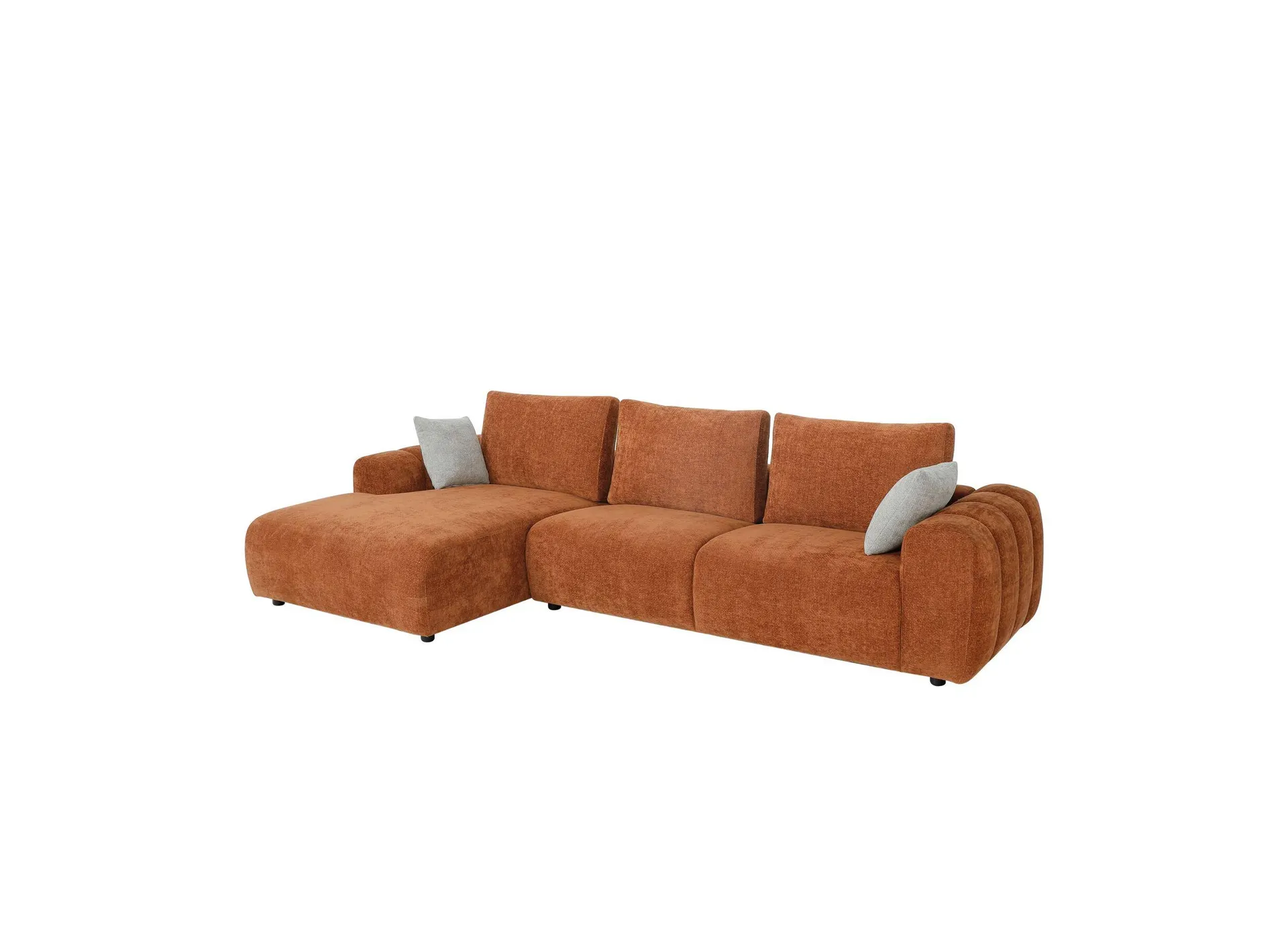 Hoeksalon Mandarin 315x165cm - katoen - oranje