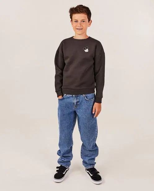 Sweater met print Mickey Mouse, 7-14 jaar