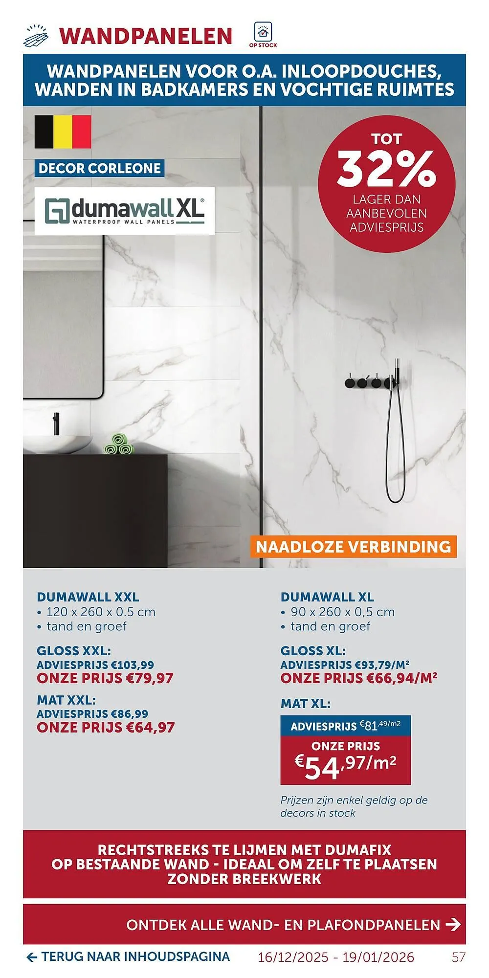 Zelfbouwmarkt folder van 15 december tot 19 januari 2026 - folder pagina 57