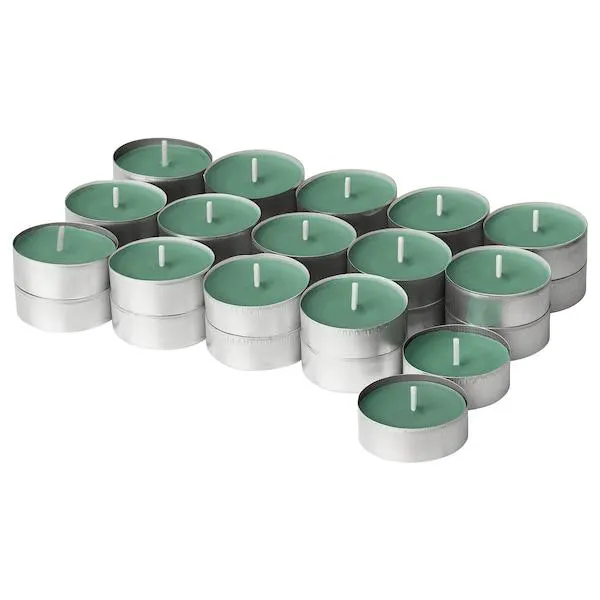 Scented tealight, Fresh grass/light green,