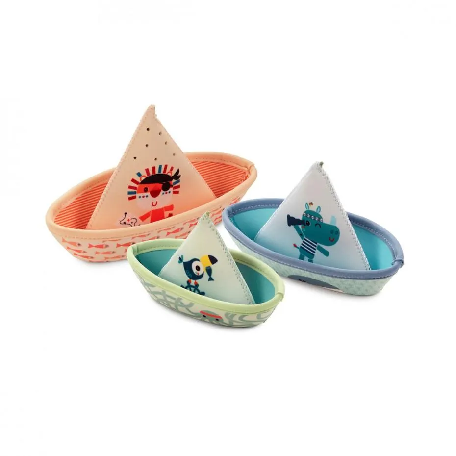 Bateaux flottants pour le bain jungle (x3)