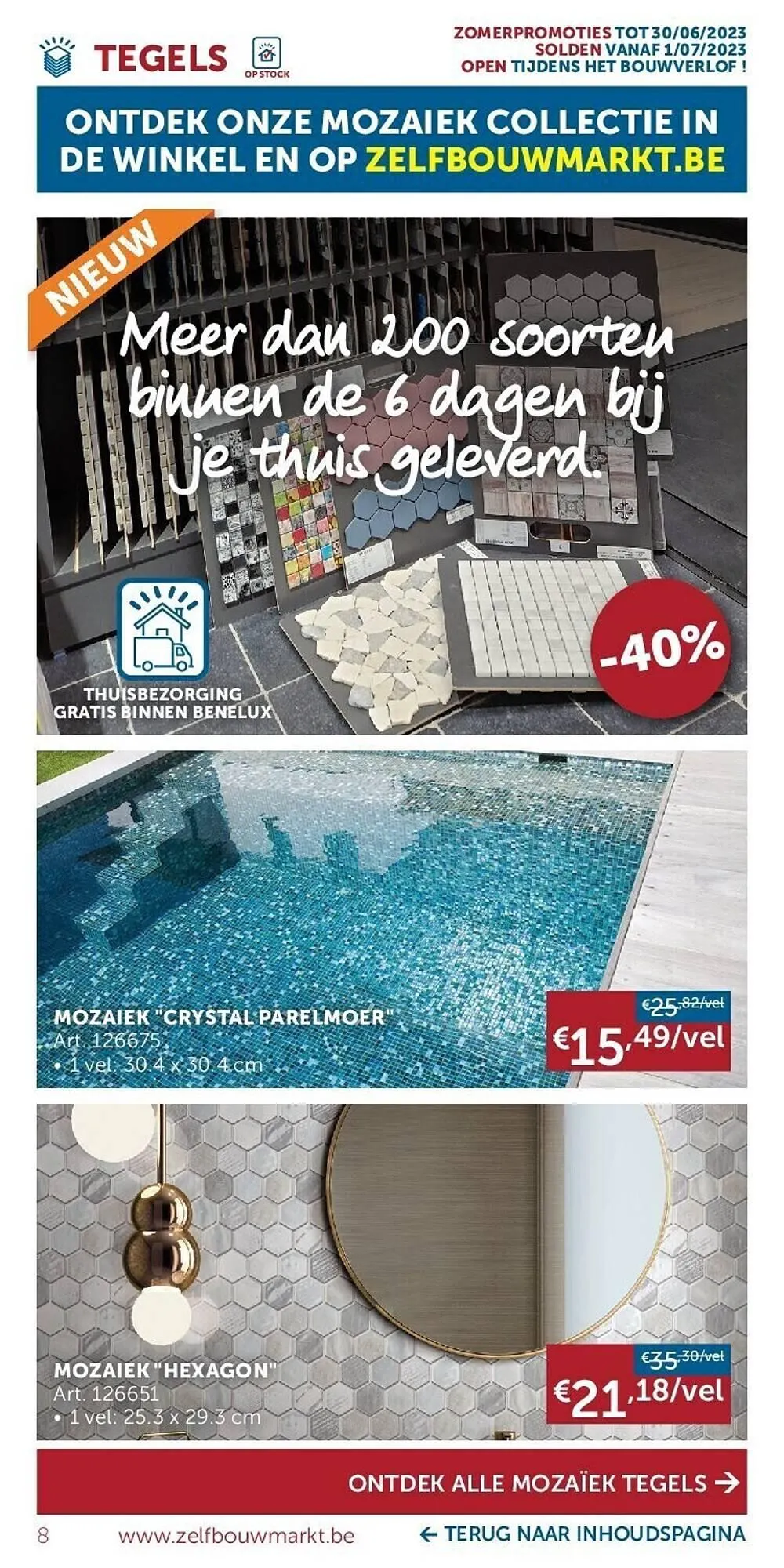 Zelfbouwmarkt folder van 20 juni tot 17 juli 2023 - folder pagina 8