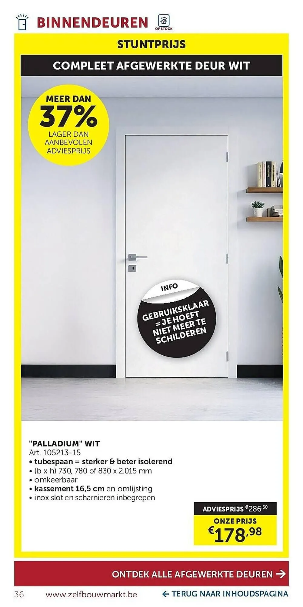 Zelfbouwmarkt folder van 24 maart tot 20 april 2026 - folder pagina 36