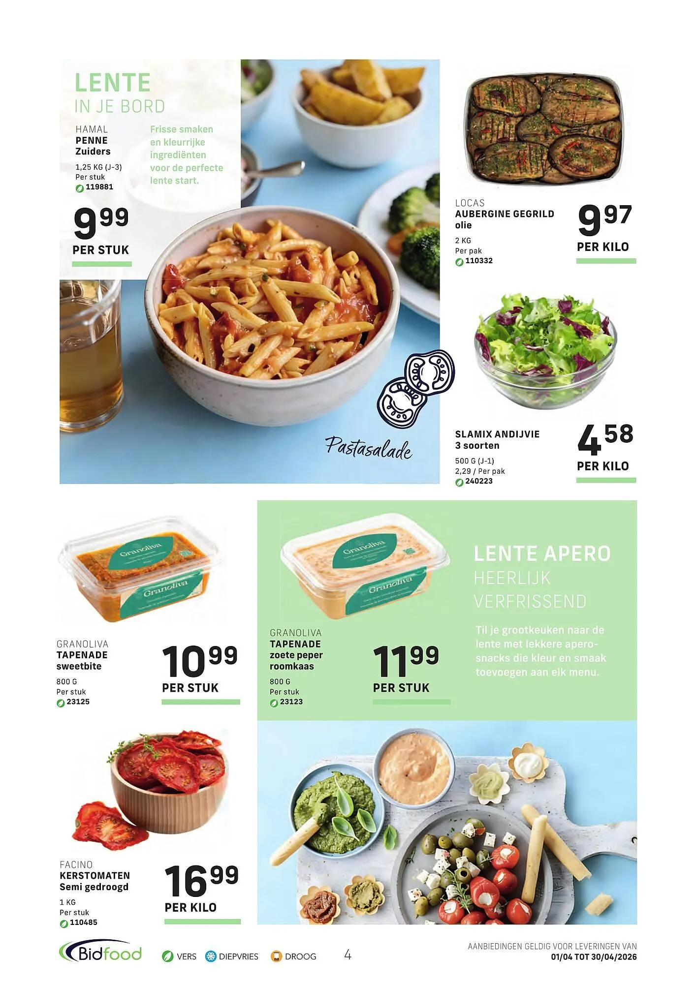 Bidfood folder van 1 april tot 30 april 2026 - folder pagina 4