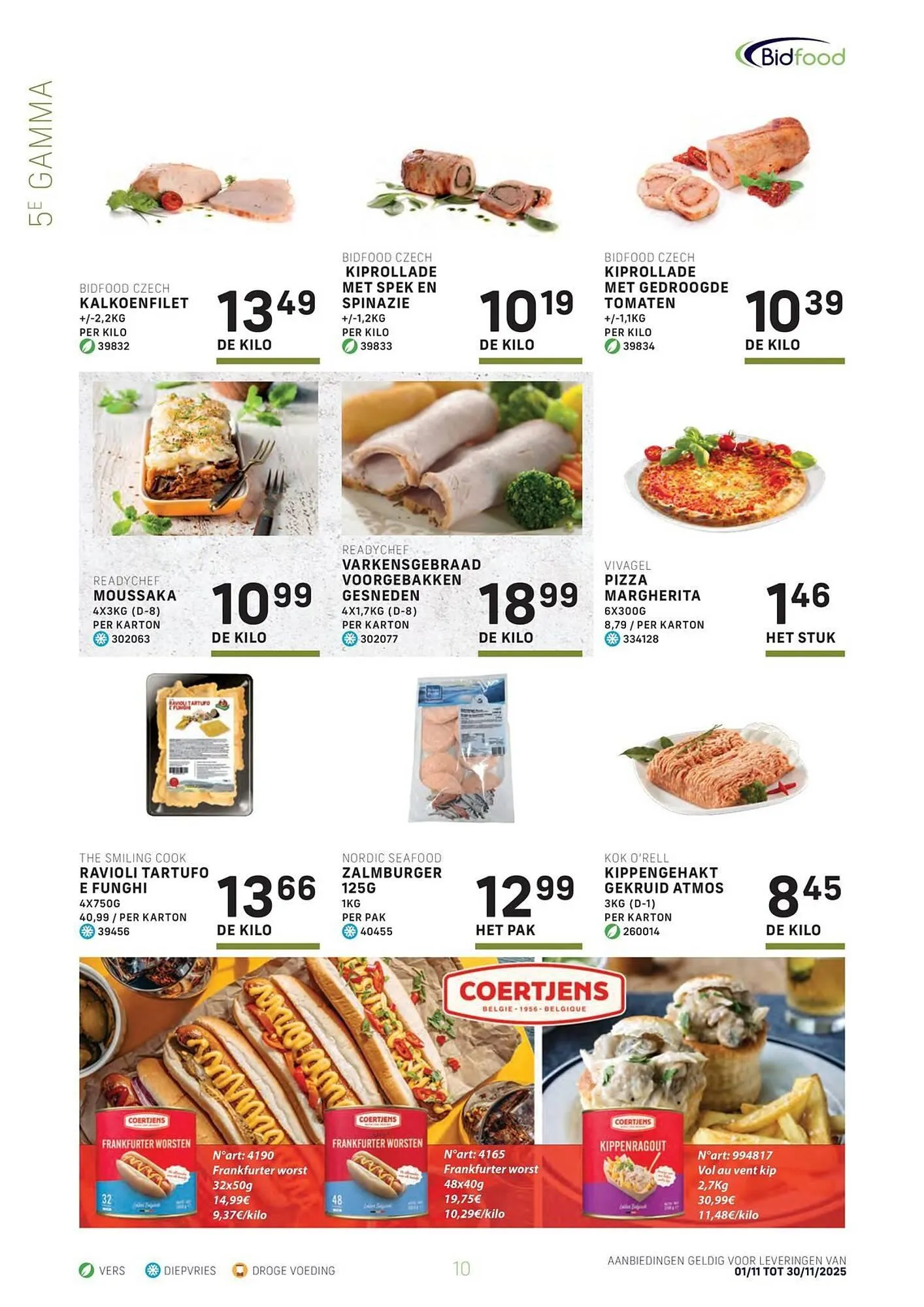 Bidfood folder van 31 oktober tot 30 november 2025 - folder pagina 10