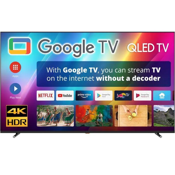 Smarttech LE-55VHQ5 - QLED - 55" - 4K Ultra HD - Smart TV - Google TV
