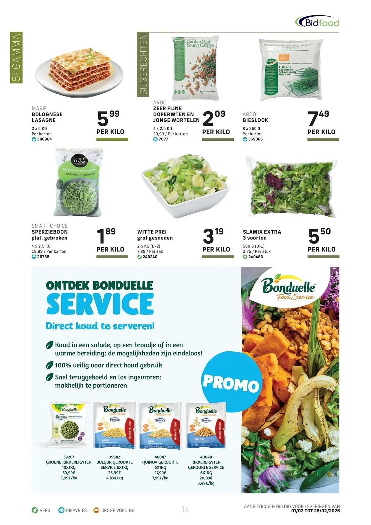 Bidfood folder van 2 februari tot 28 februari 2026 - folder pagina 14