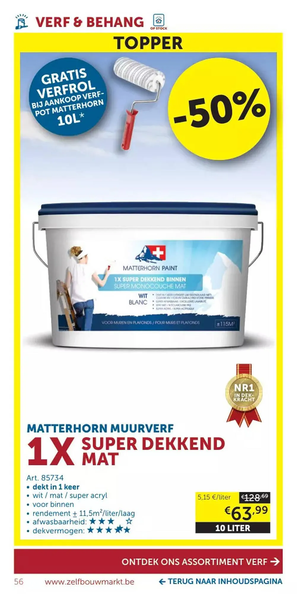 Zelfbouwmarkt folder van 15 augustus tot 18 september 2023 - folder pagina 56