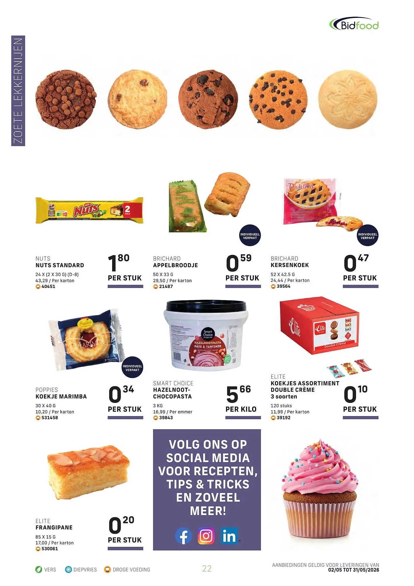 Bidfood folder van 2 mei tot 31 mei 2026 - folder pagina 22