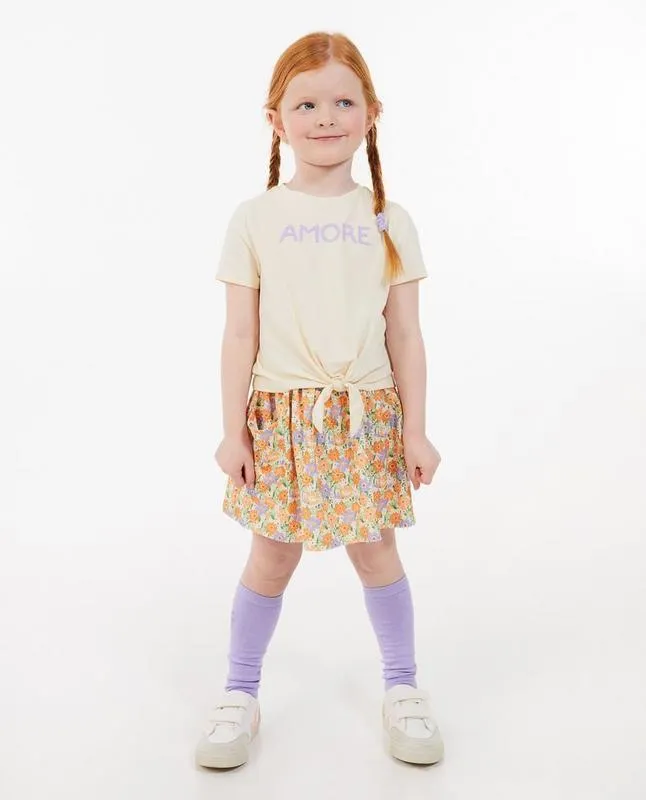 Rok met bloemenprint