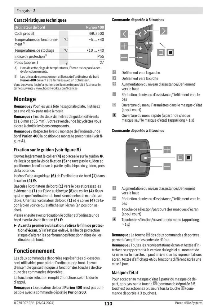 Electric Bike Manual van 12 februari tot 12 augustus 2025 - folder pagina 110