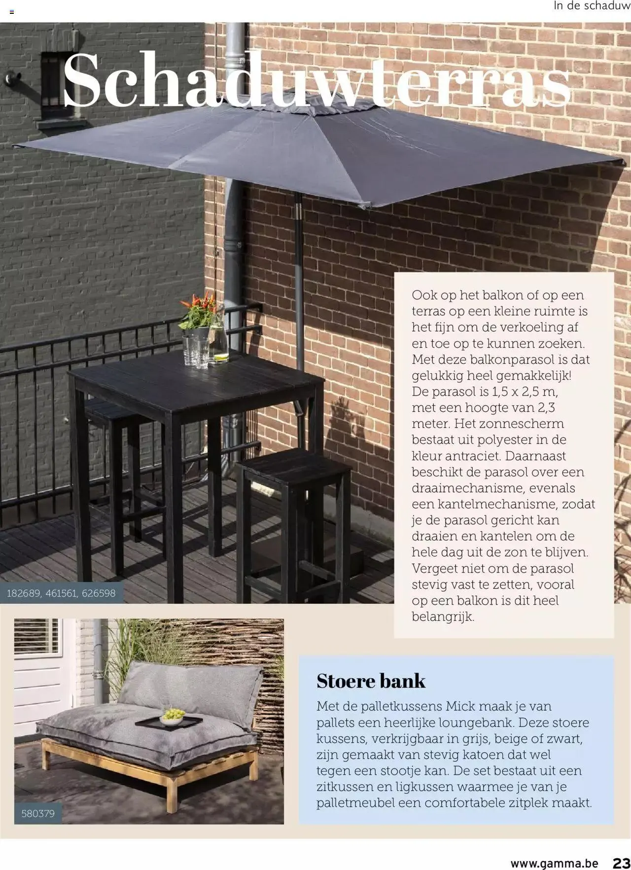 GAMMA tuinmagazine 2022 van 22 maart tot 31 december 2023 - folder pagina 23