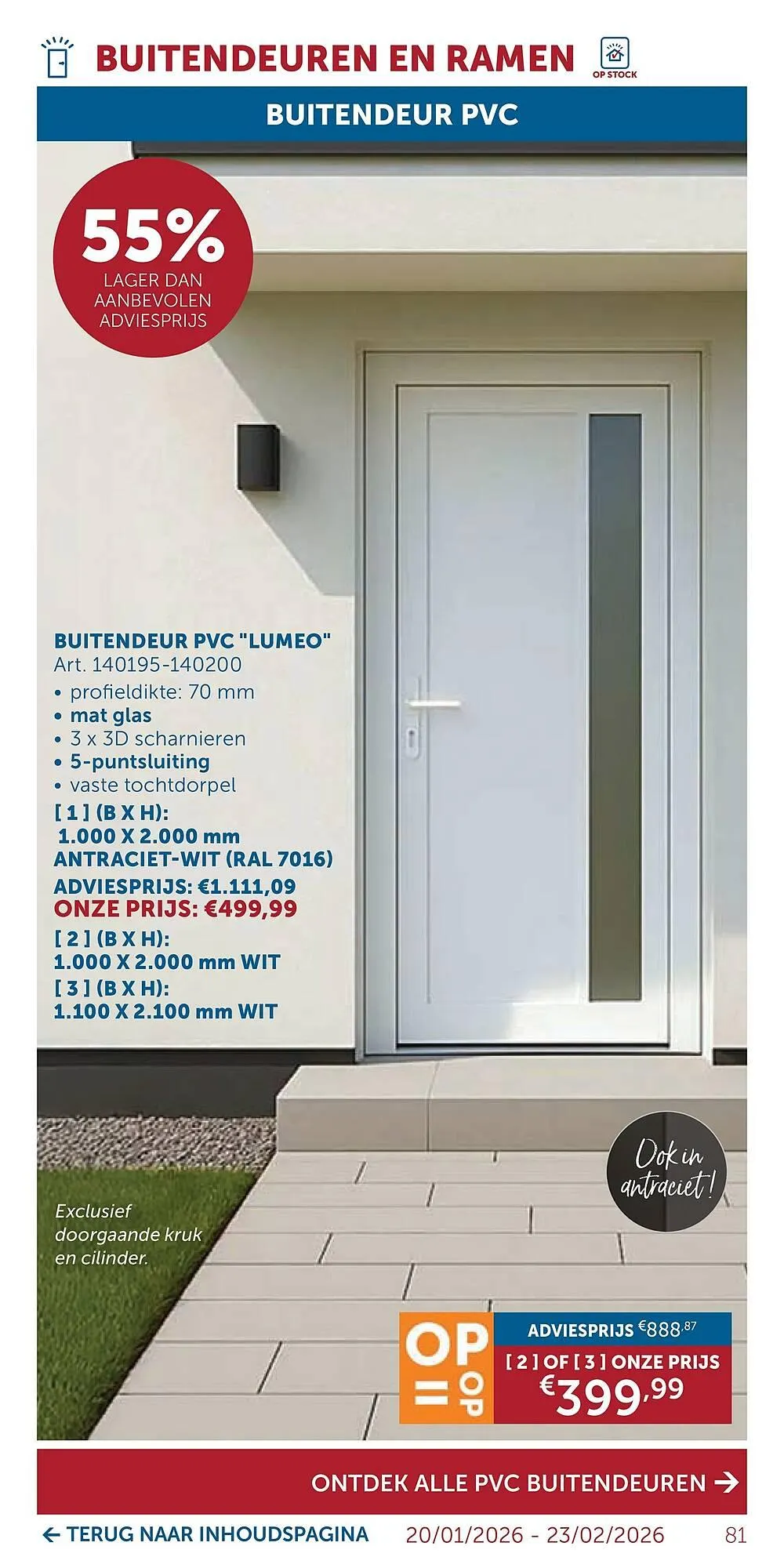 Zelfbouwmarkt folder van 20 januari tot 23 februari 2026 - folder pagina 81