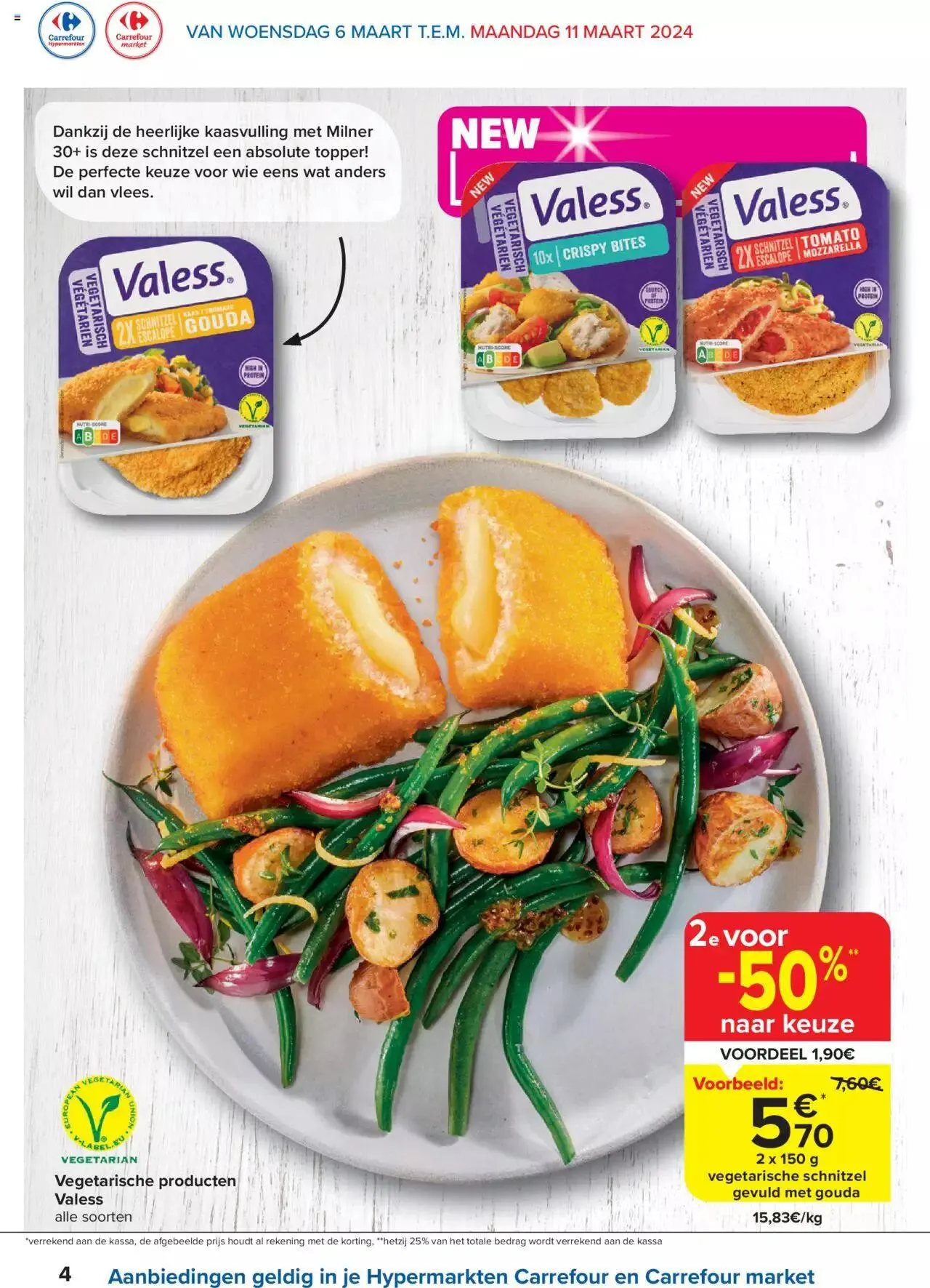 Carrefour Veggie Special van 18 maart tot 11 maart 2024 - folder pagina 4