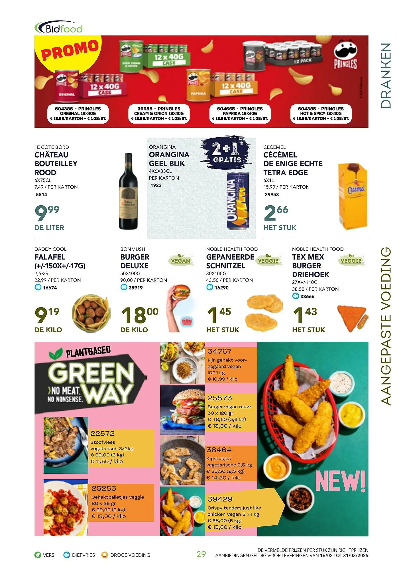 Bidfood folder van 16 februari tot 31 maart 2025 - folder pagina 29