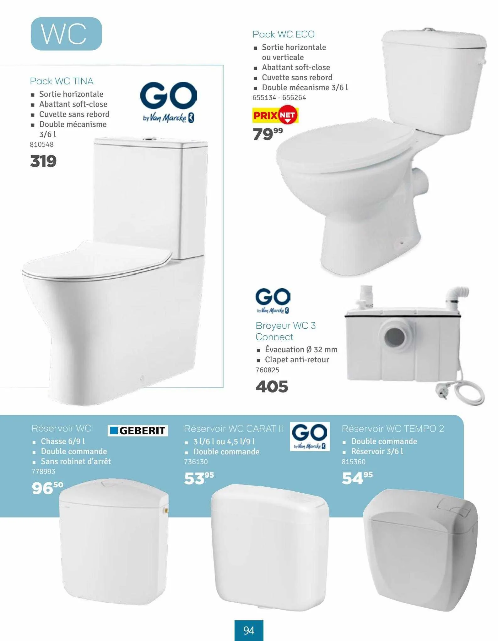 Mr Bricolage Magazine Sanitair van 11 september tot 28 september 2023 - folder pagina 94