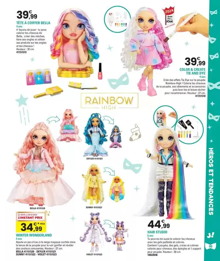 Jouez À L'infin van 29 oktober tot 5 december 2024 - folder pagina 193