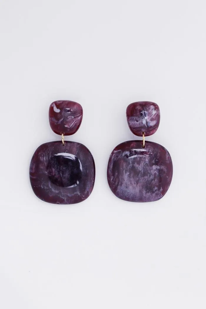 Oorbellen platte keien