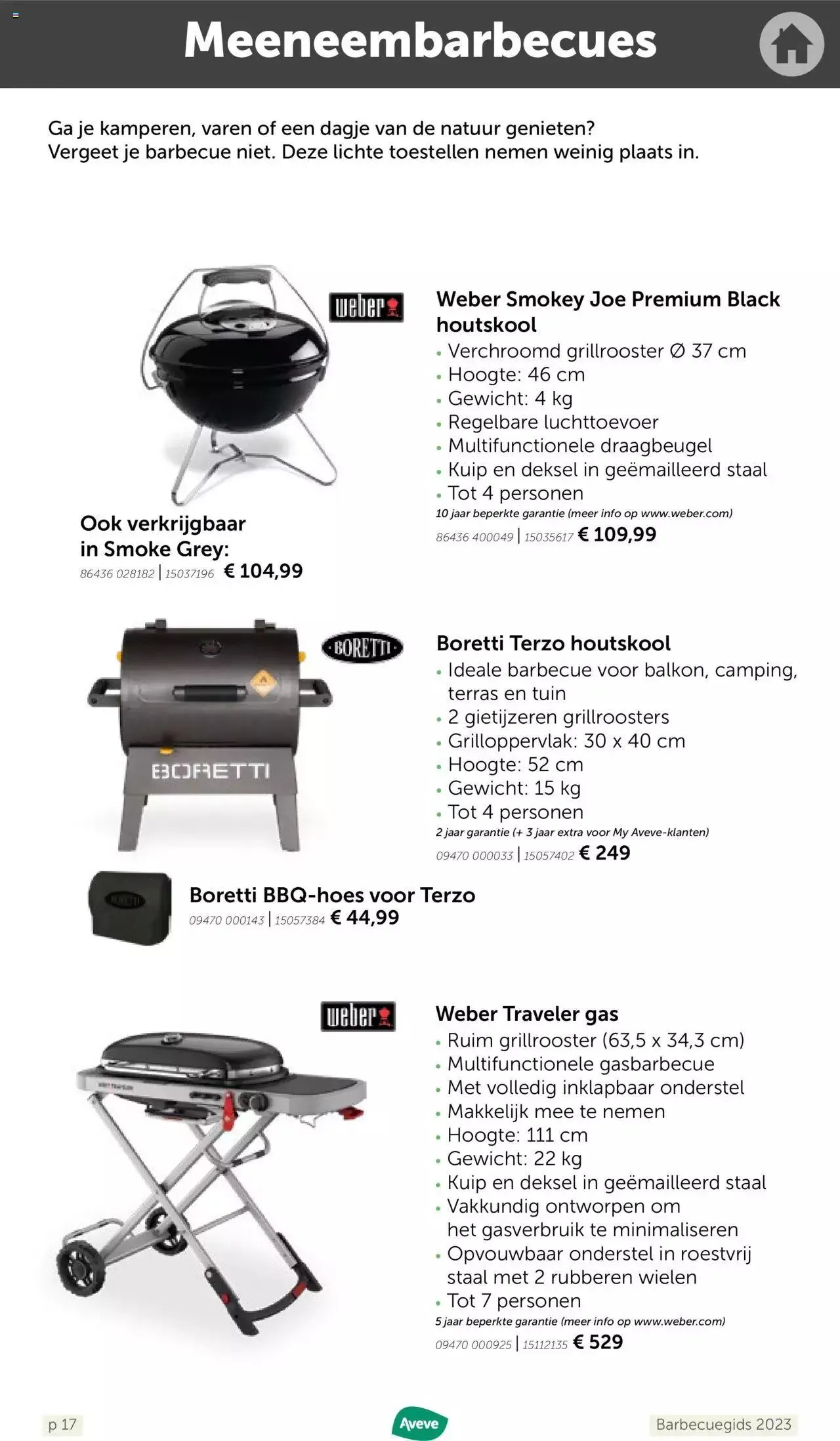 Aveve folder - Barbecuegids van 25 april tot 31 december 2023 - folder pagina 17