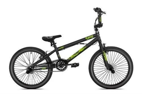 Madd 20 inch freestyle bmx fiets zwart groen (12522)