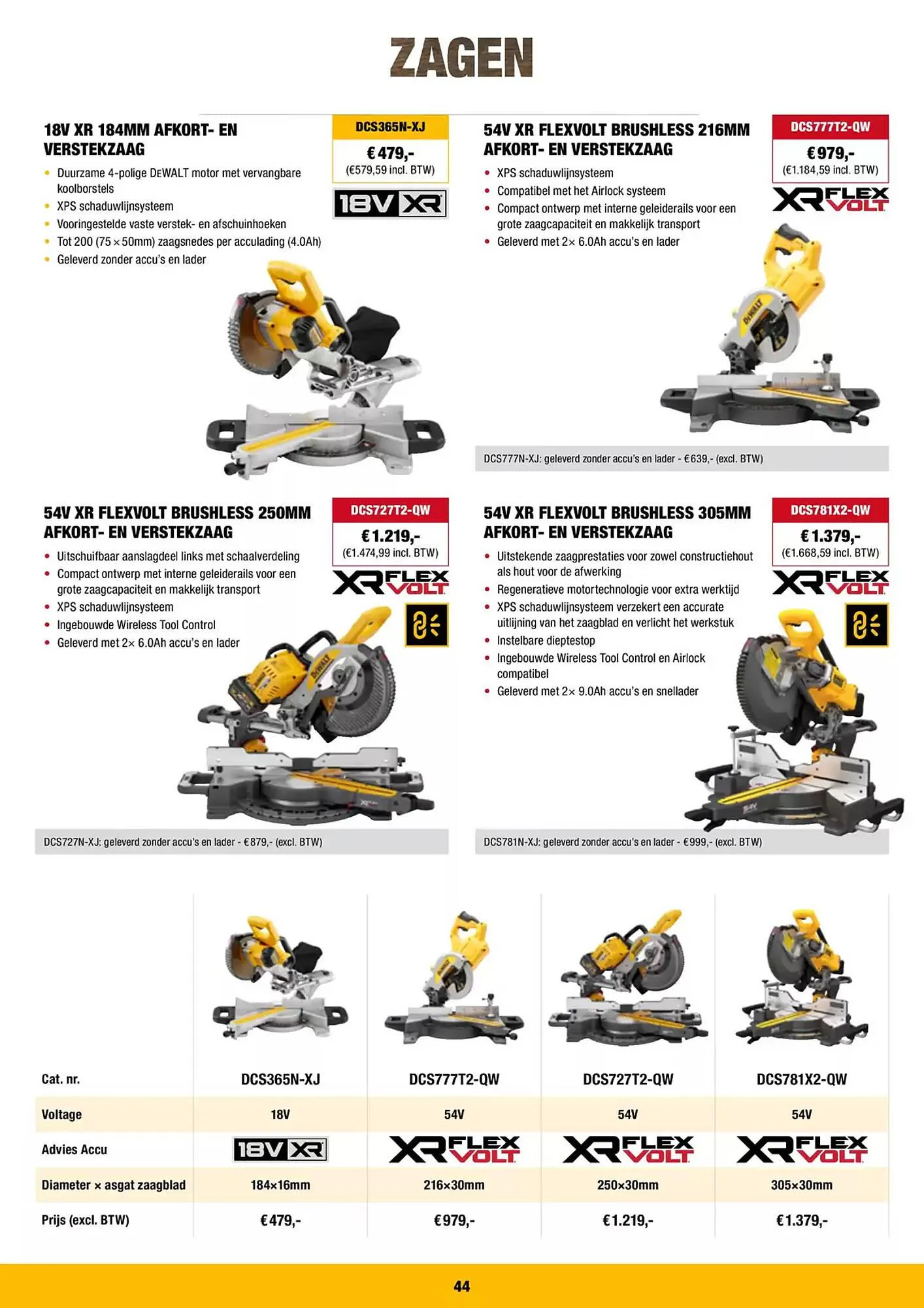 DeWALT folder van 3 februari tot 31 augustus 2025 - folder pagina 44