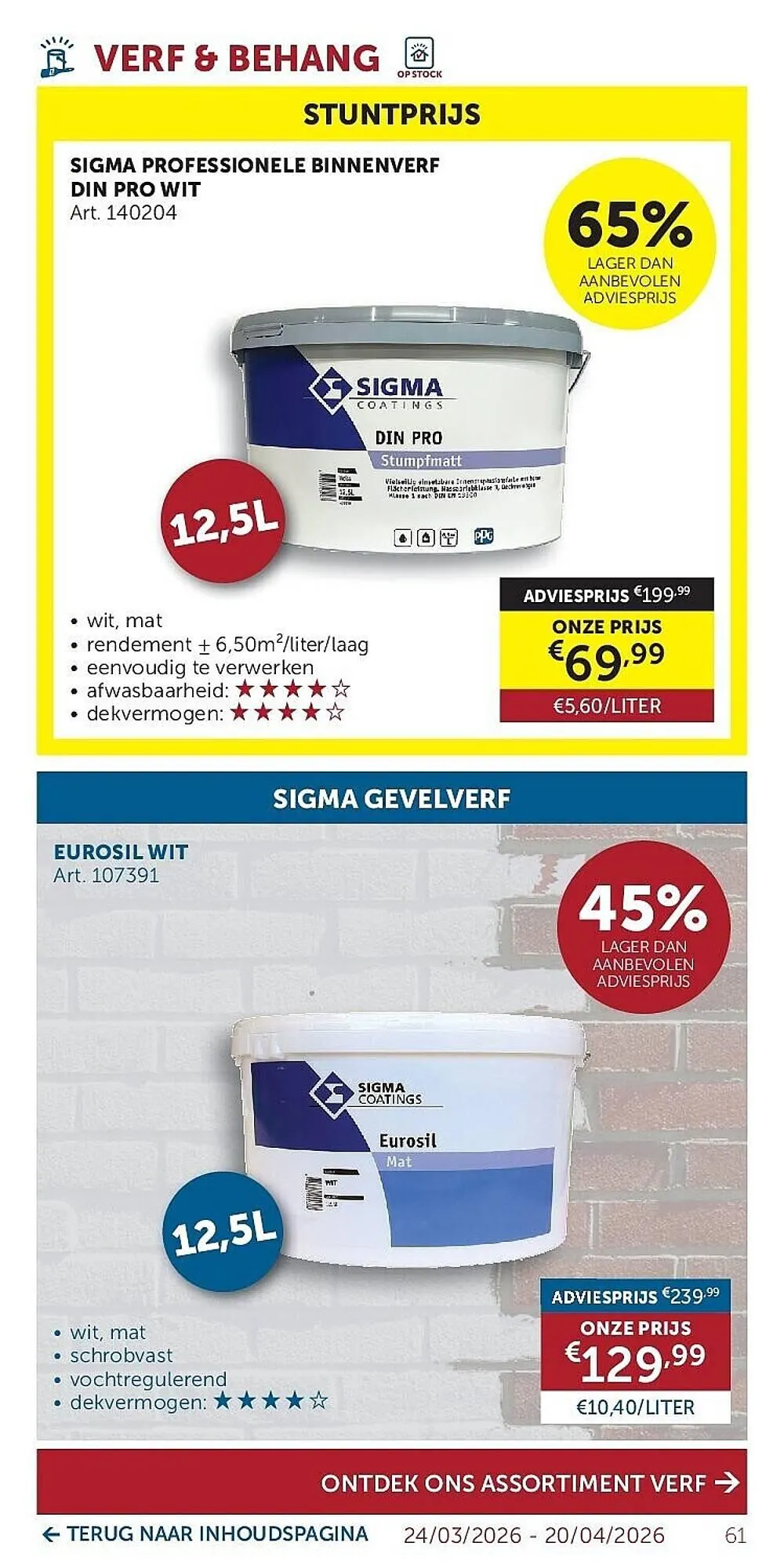 Zelfbouwmarkt folder van 24 maart tot 20 april 2026 - folder pagina 61