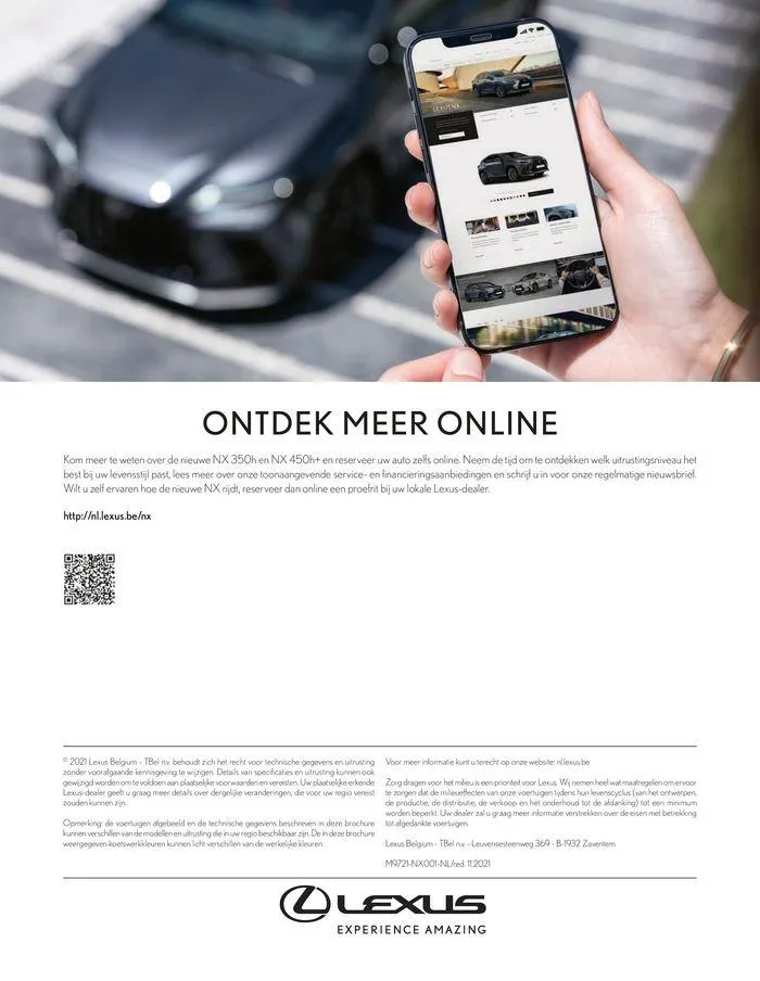 LEXUS NX van 23 november tot 23 november 2024 - folder pagina 60