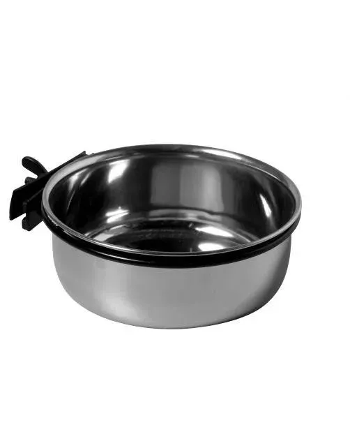 Adori Rvs Bak Met Schroefbevestiging - Voerbak - 14 cm