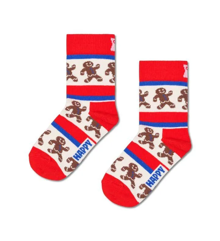 Kids Gingerbread Stripe Sock
