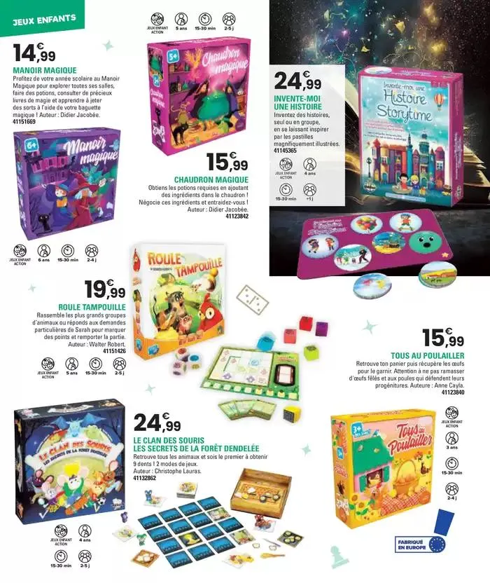 Jouez À L'infin van 29 oktober tot 5 december 2024 - folder pagina 290