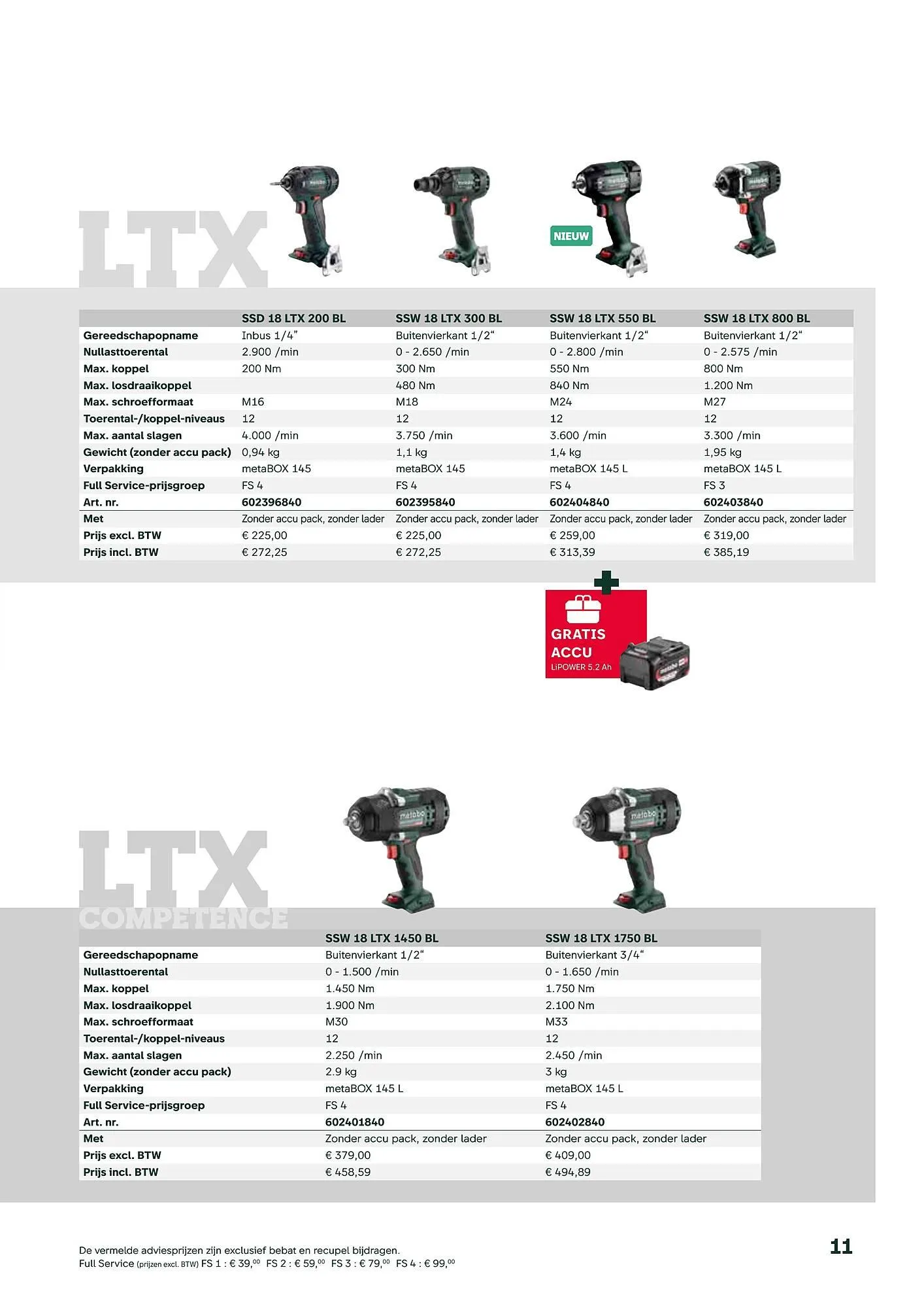 Metabo folder van 17 september tot 31 maart 2026 - folder pagina 11