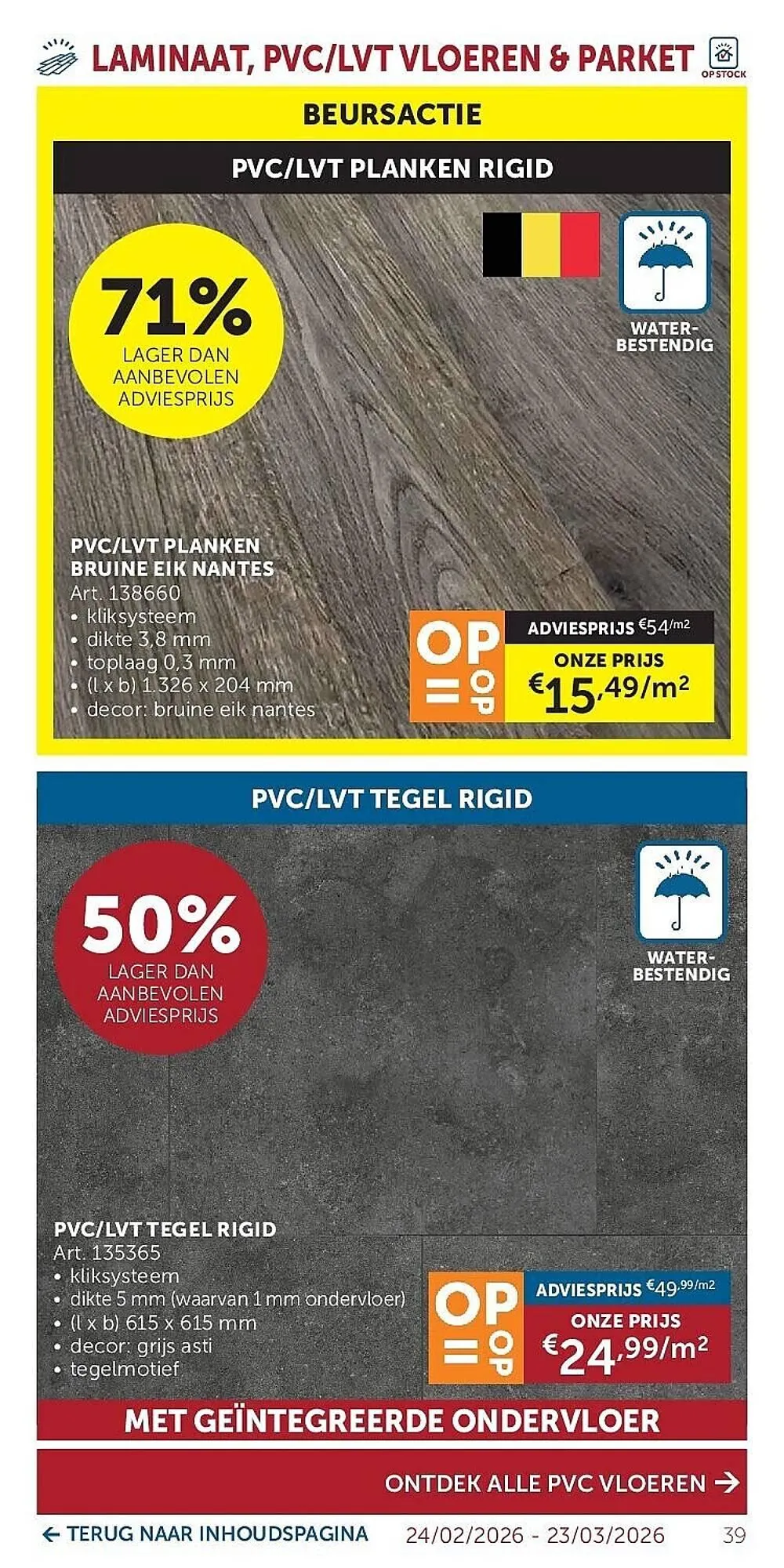 Zelfbouwmarkt folder van 24 februari tot 23 maart 2026 - folder pagina 39