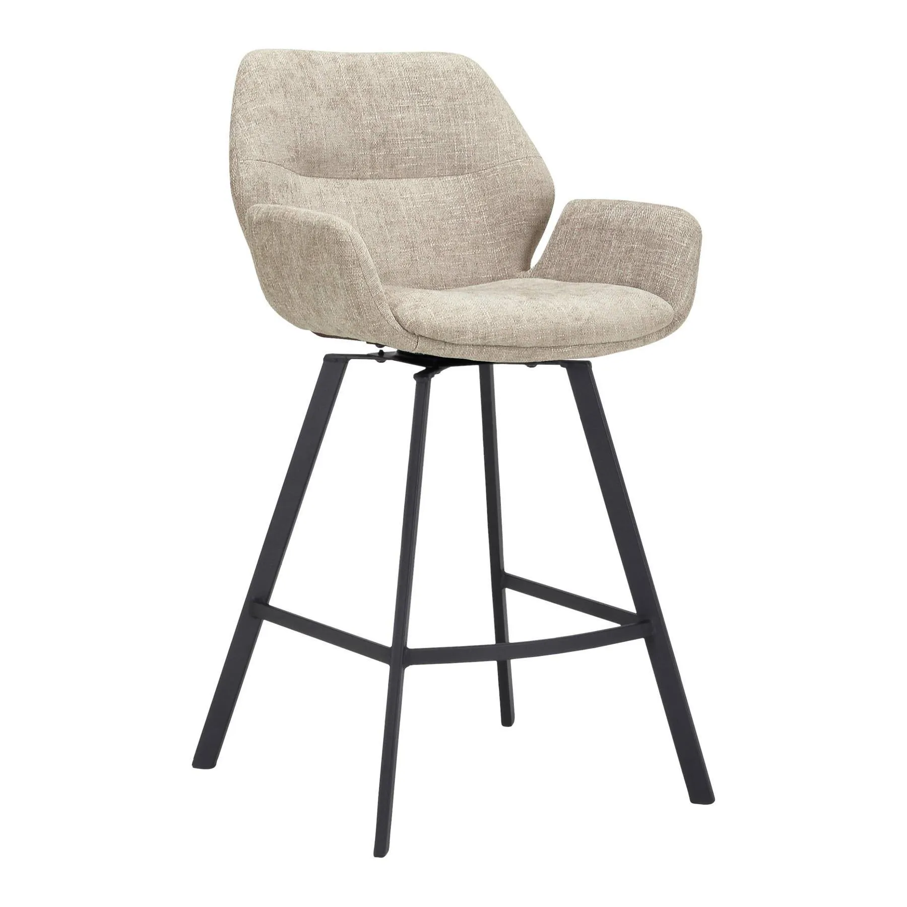 MOOS Billy Barkruk Draaibaar - Polyester - Taupe