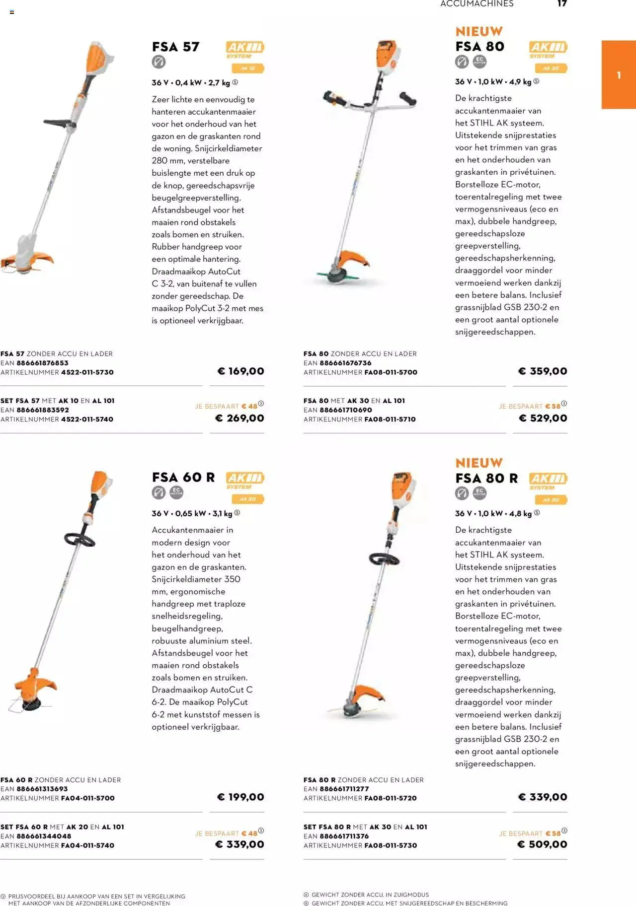 Aveve Gids tuinmachines van 8 april tot 31 december 2024 - folder pagina 17