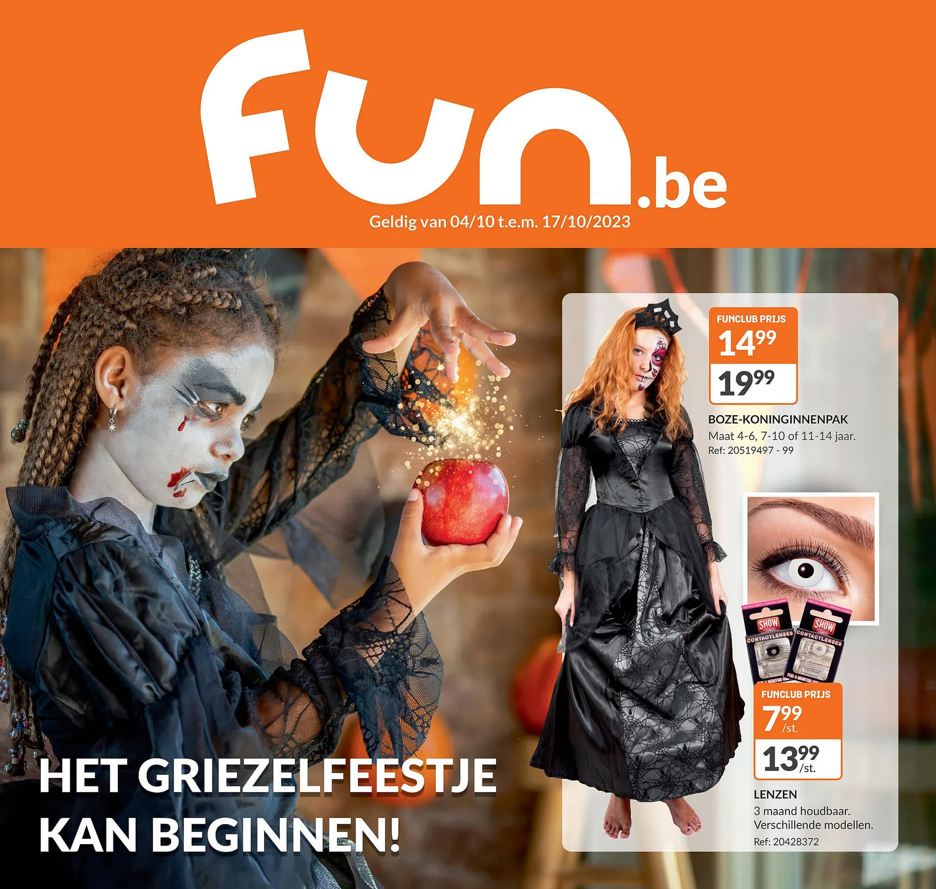 Fun folder van 2 oktober tot 17 oktober 2023 - folder pagina 1