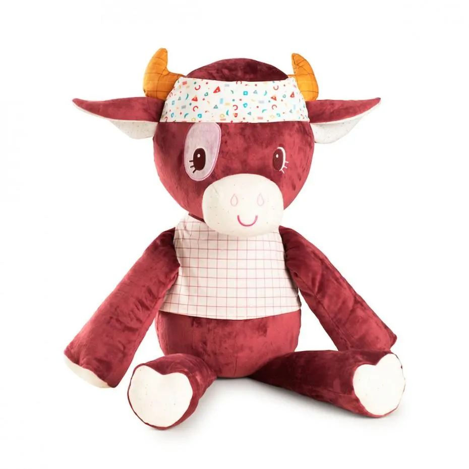 Grande peluche Rosalie la vache - 90 cm