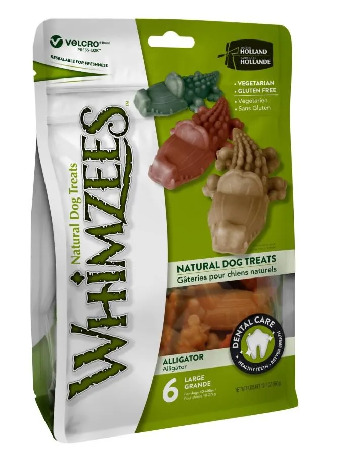 WHIMZEES KROKODIL 6ST - L - 11,7CM