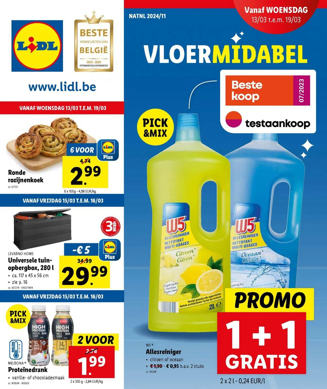 Lidl folder tot 19.03.2024 van 11 maart tot 19 maart 2024 - folder pagina 