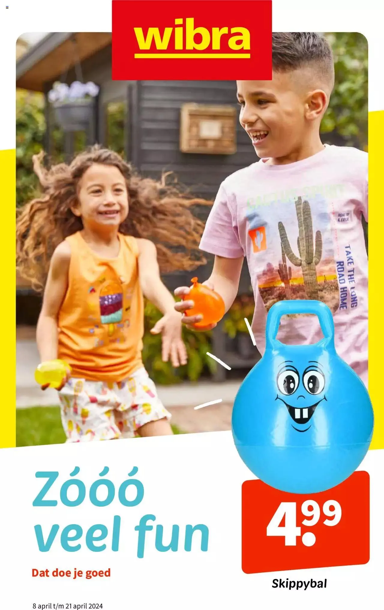 Wibra folder van 21 april tot 31 december 2024 - folder pagina 1