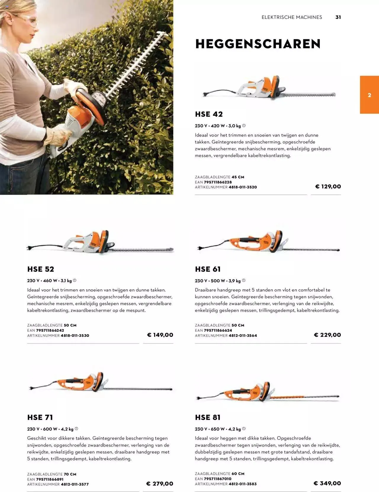 Aveve Gids tuinmachines van 8 april tot 31 december 2024 - folder pagina 31