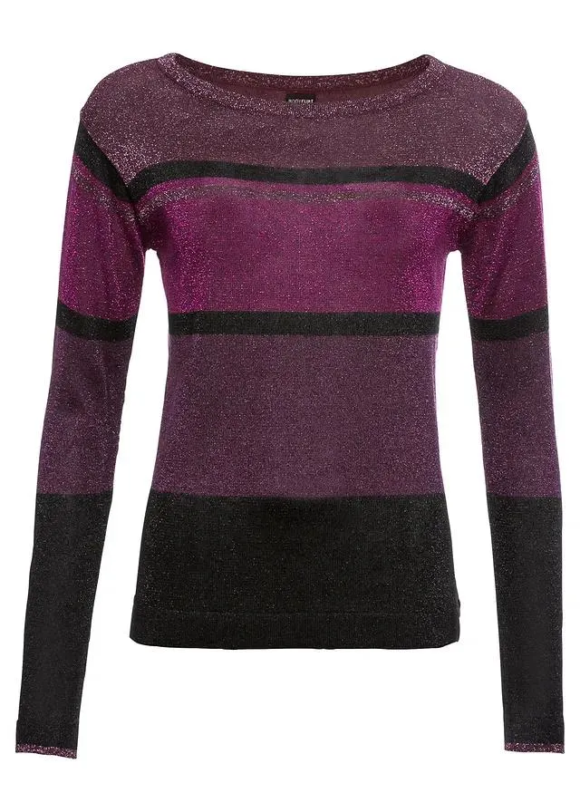 Pull en fine maille, viscose majoritaire