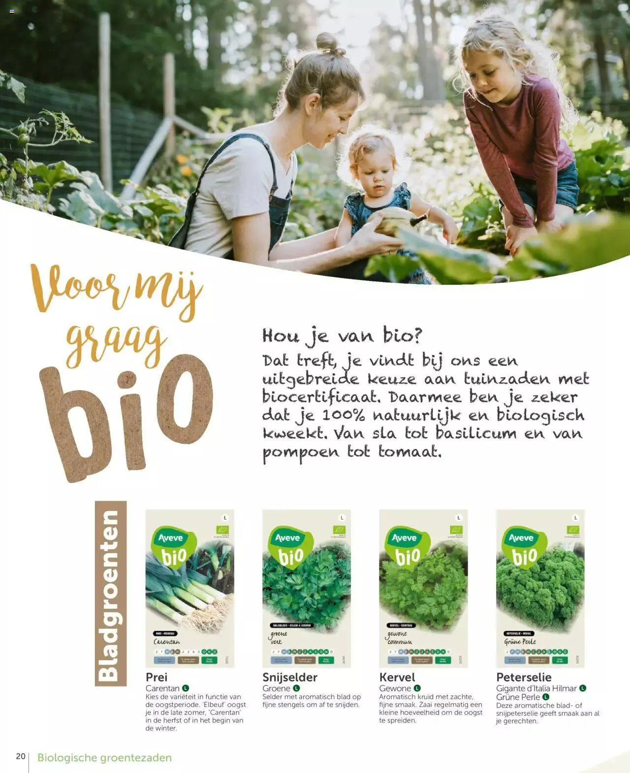 Aveve groente- en kruidengids van 31 december tot 31 december 2023 - folder pagina 20