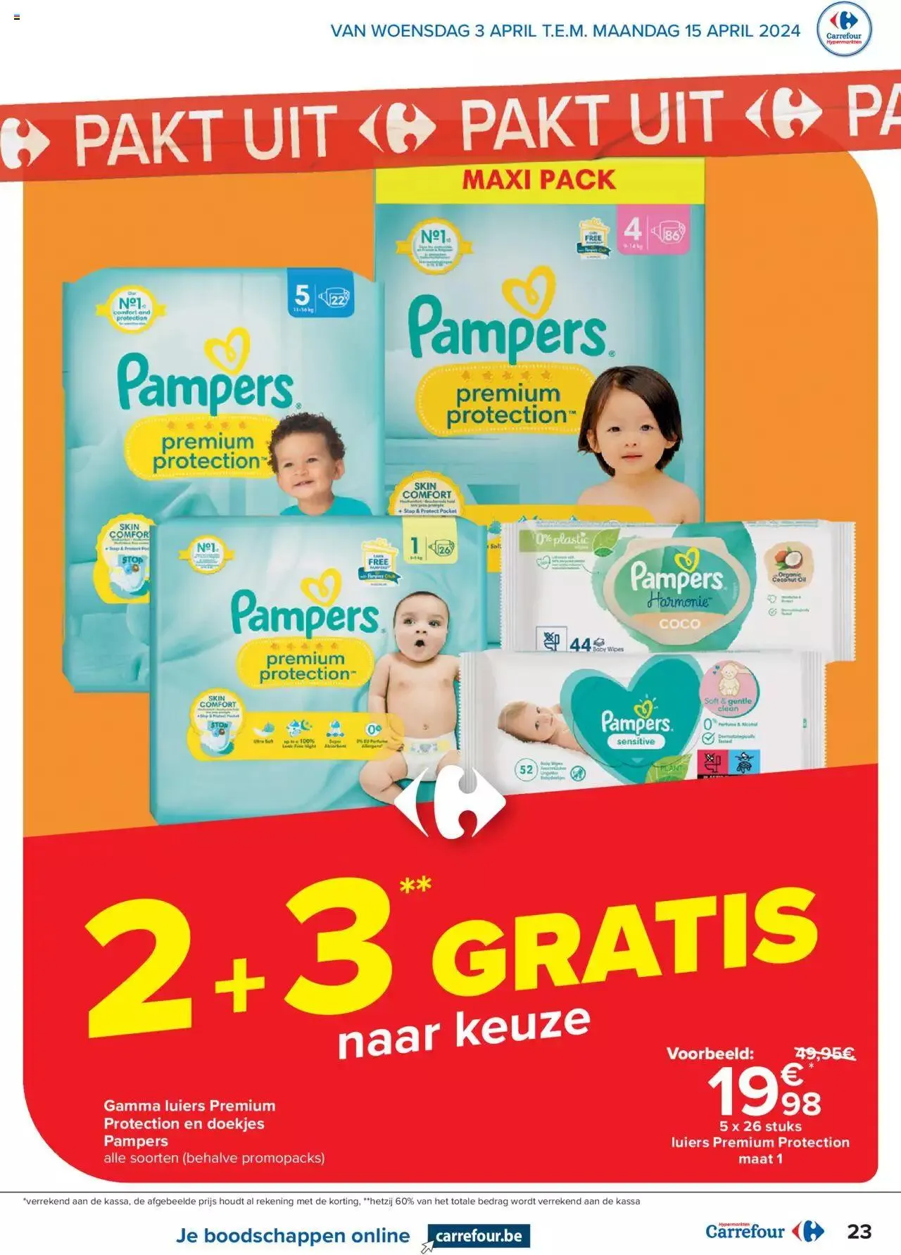 Carrefour folder week 14/15 van 15 april tot 31 december 2024 - folder pagina 23