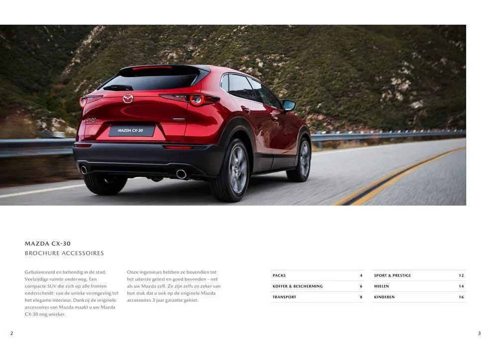 MAZDA CX-30 BROCHURE ACCESSOIRES van 13 oktober tot 13 oktober 2024 - folder pagina 2