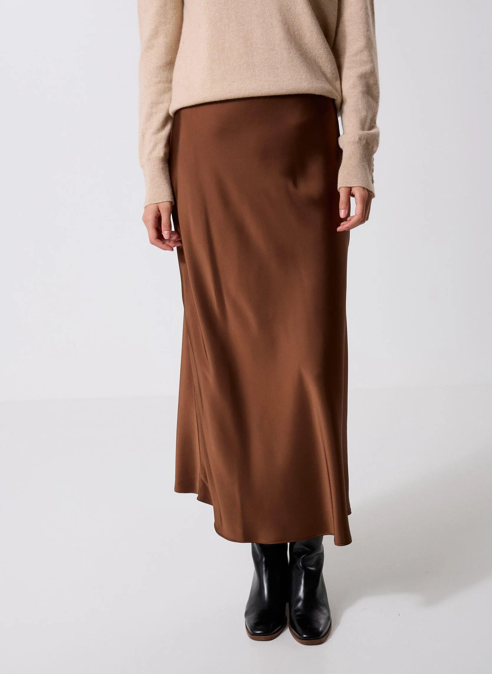 Lange rokken JAKARTA dames bruin