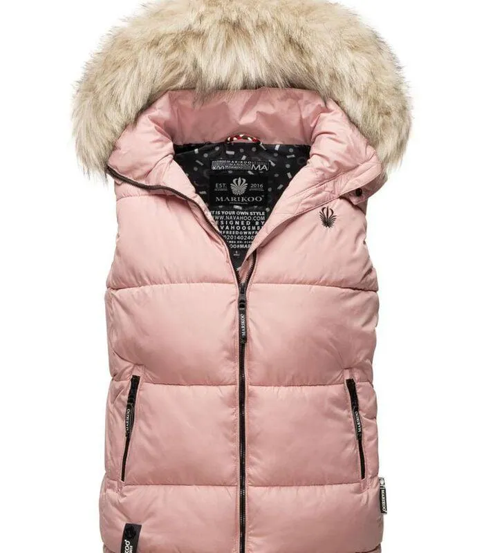 Dames vest Eisflockhen Powder Roze