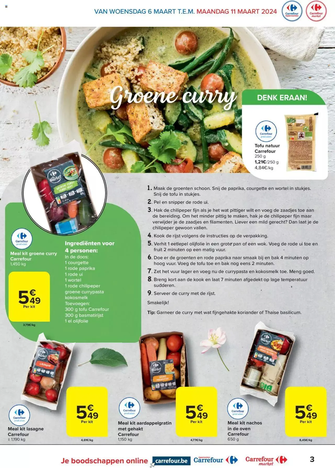 Carrefour Veggie Special van 18 maart tot 11 maart 2024 - folder pagina 3