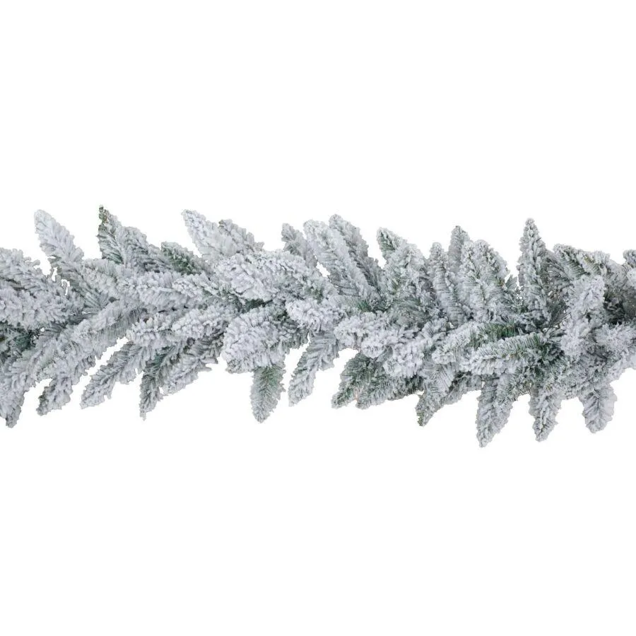 31WHIG270 Whistler Flocked Garland 270 cm x 30 cm