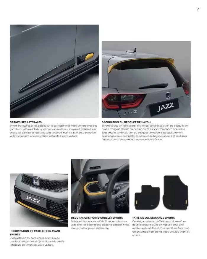 Honda Jazz e:HEV Accessoires van 14 oktober tot 14 oktober 2025 - folder pagina 9